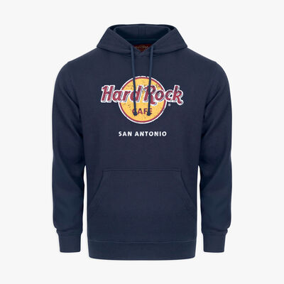 Adult Fit Classic Logo Hoodie in Navy Blue Adult Fit Classic Logo Hoodie in Navy Blue